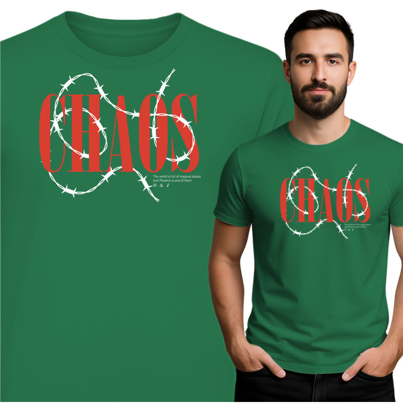 Chaos Grafische T-Shirt