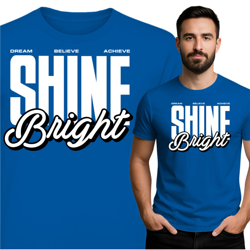 Shine Bright Inspirerende T-shirt