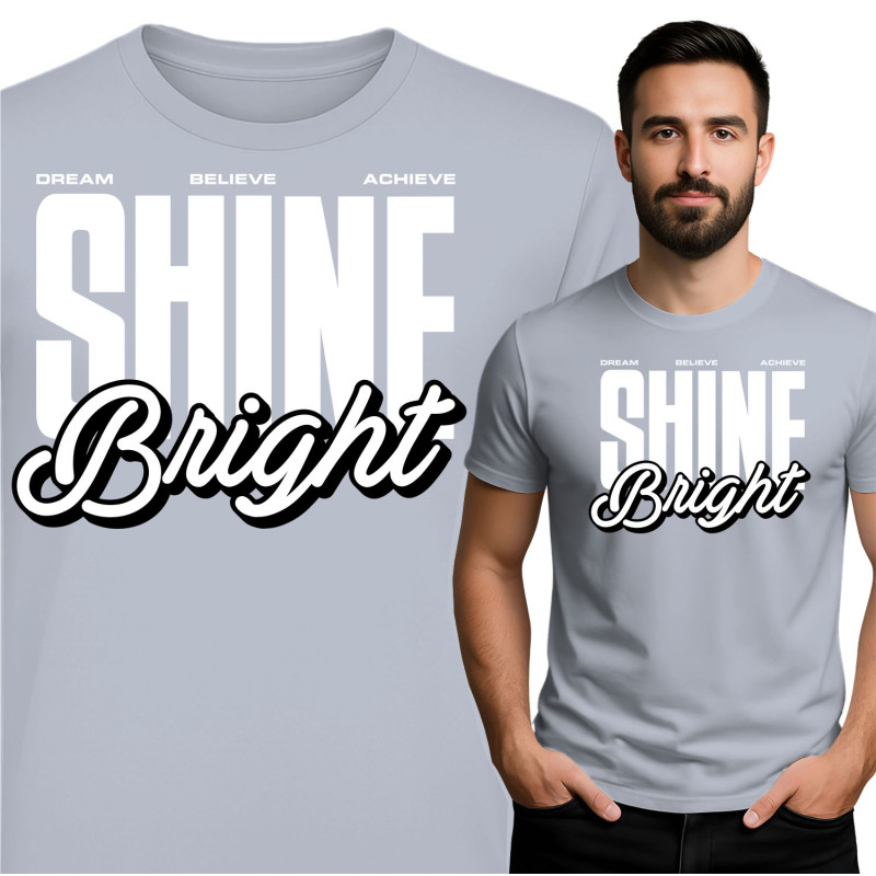 Shine Bright Inspirerende T-shirt