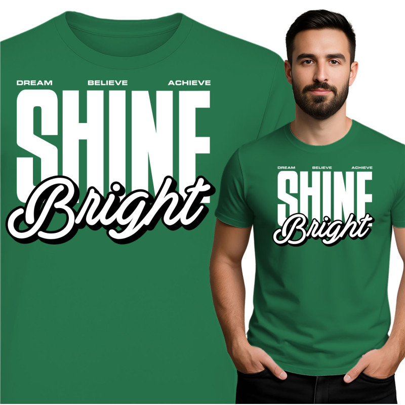 Shine Bright Inspirerende T-shirt