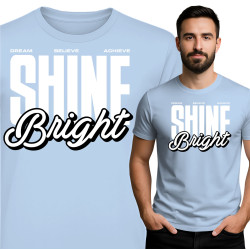 Shine Bright Inspirerende T-shirt
