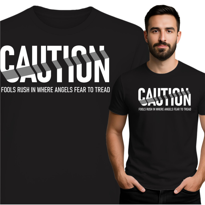 Caution T-Shirt: Een Gedurfde Verklaring