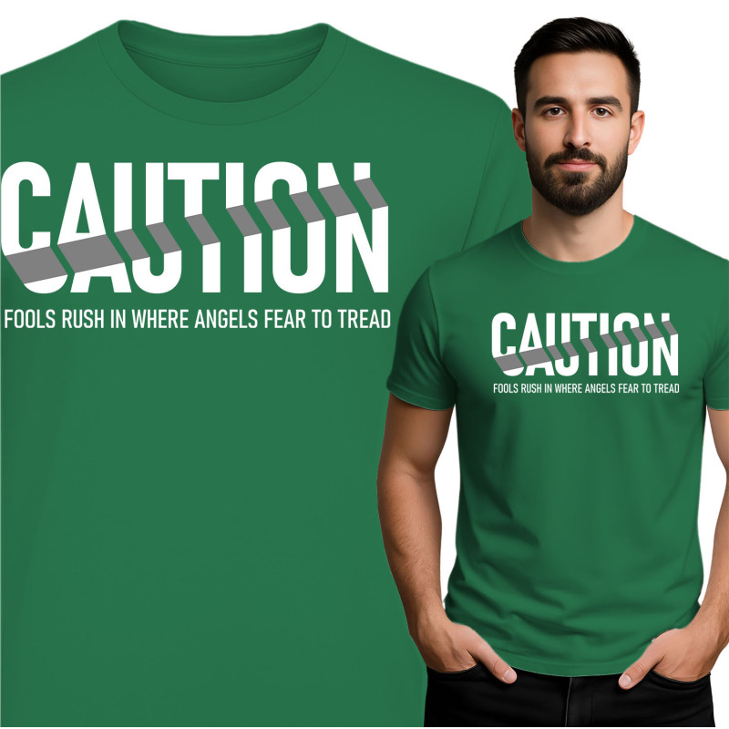 Caution T-Shirt: Een Gedurfde Verklaring
