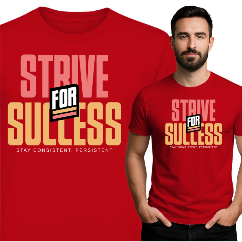 Koszulka męska 'Strive for Success'