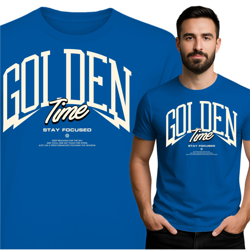Koszulka męska 'Golden Time'