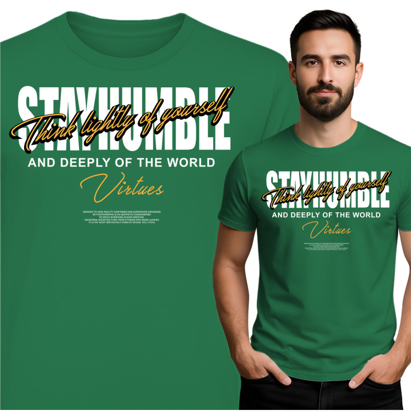 Koszulka męska 'Stay Humble'