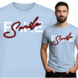 Stijlvol Fake Smile T-Shirt