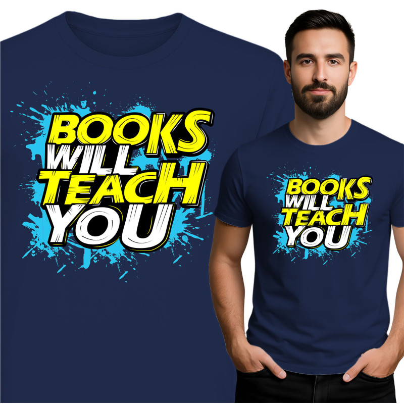 T-Shirt 'Boeken Zullen Je Leren'