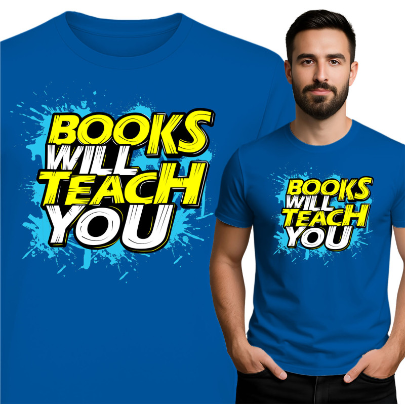 T-Shirt 'Boeken Zullen Je Leren'