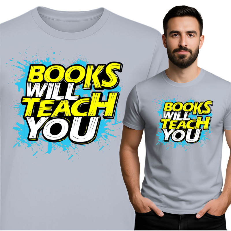 T-Shirt 'Boeken Zullen Je Leren'