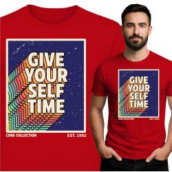 Koszulka męska 'Give Your Self Time'