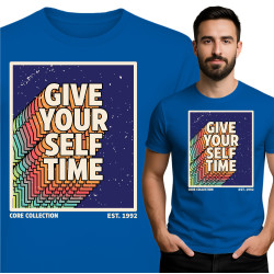 Koszulka męska 'Give Your Self Time'