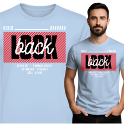 Koszulka męska 'Never Look Back'