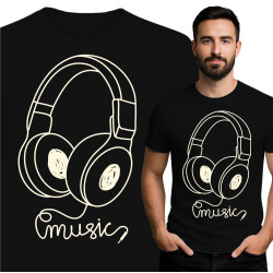Koszulka męska 'Stylish Music'