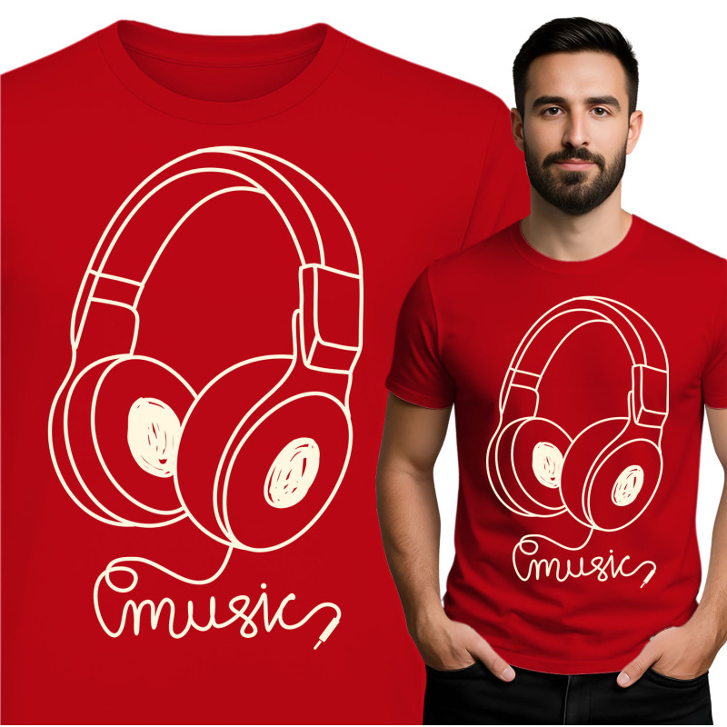 Koszulka męska 'Stylish Music'