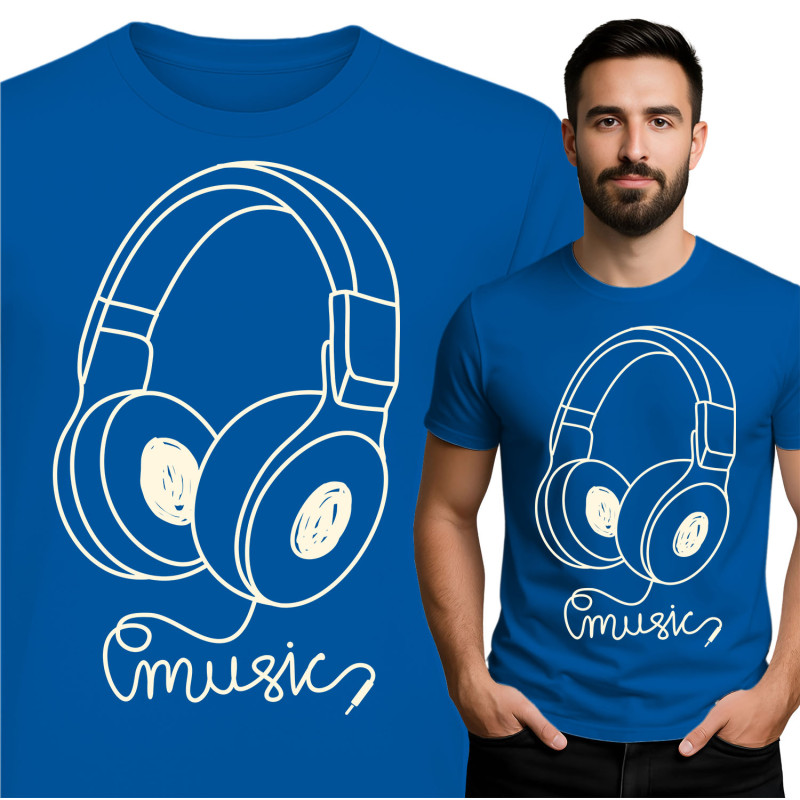Koszulka męska 'Stylish Music'