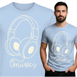 Koszulka męska 'Stylish Music'