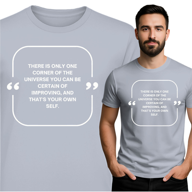Inspirerende Quote T-Shirt
