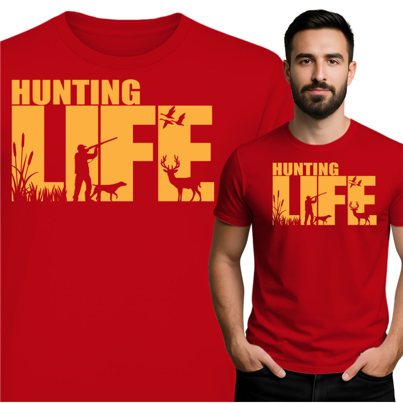 Koszulka męska 'Hunting Life'