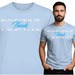 Koszulka męska 'Think  Positive'
