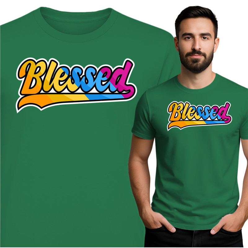 Blessed Grafisch T-Shirt