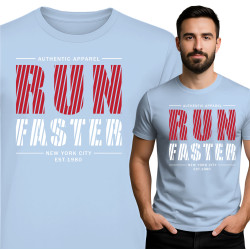 RUN FASTER T-shirt - Authentieke Kleding