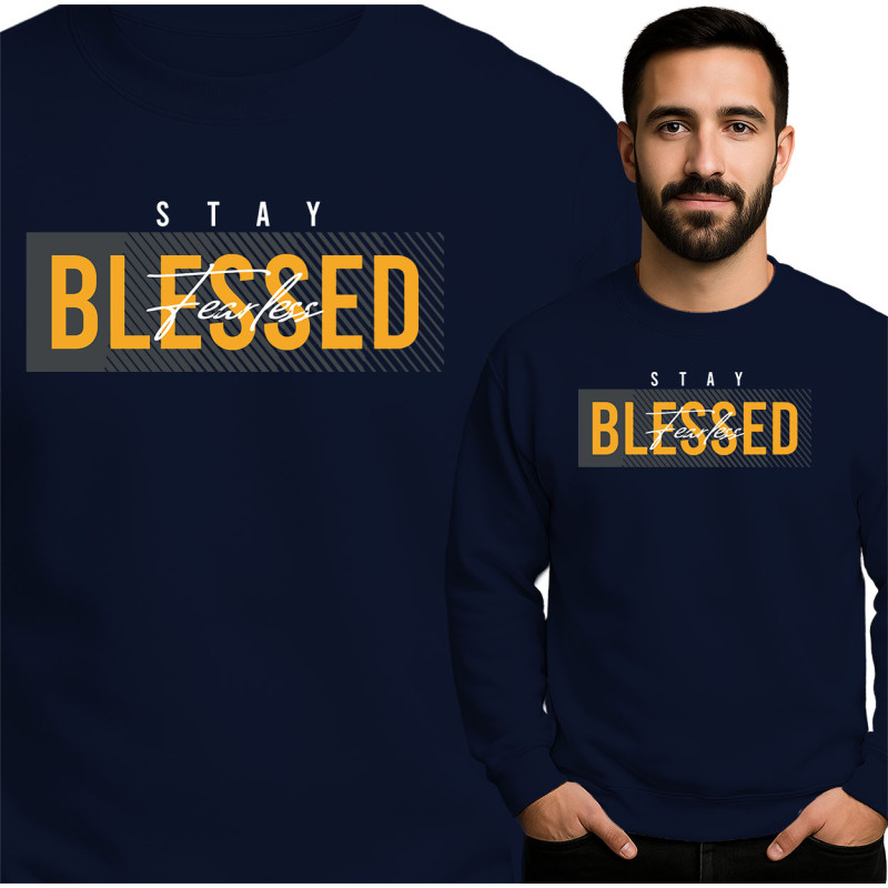 Bluza męska 'Stay Blessed'