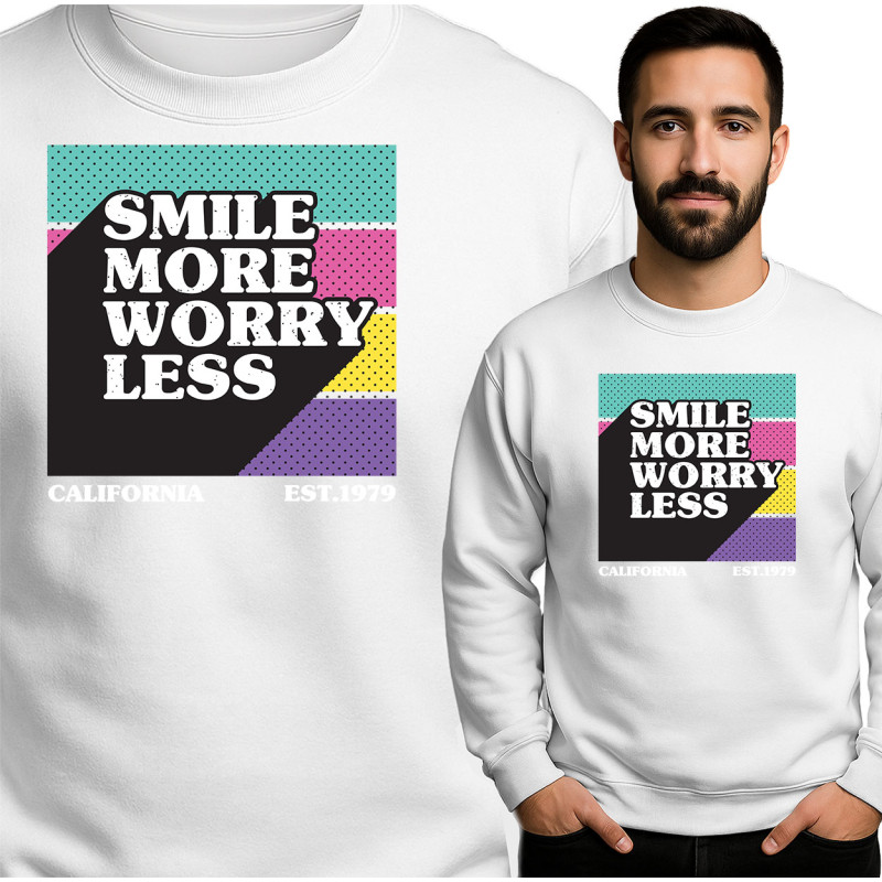 Smile More Worry Less Sweater