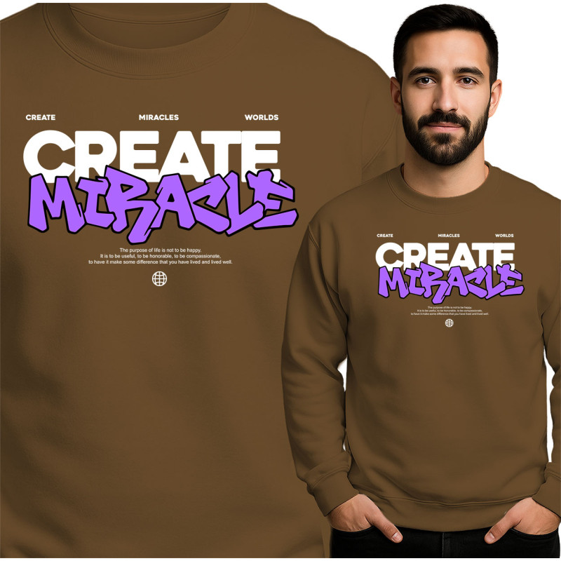 Bluza męska 'Create Miracle'