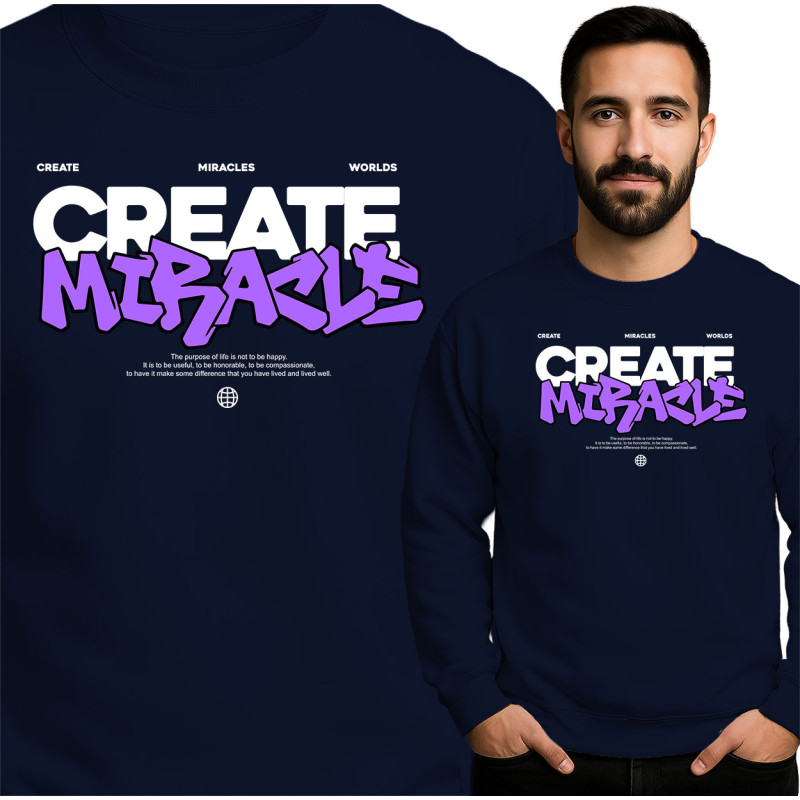 Bluza męska 'Create Miracle'