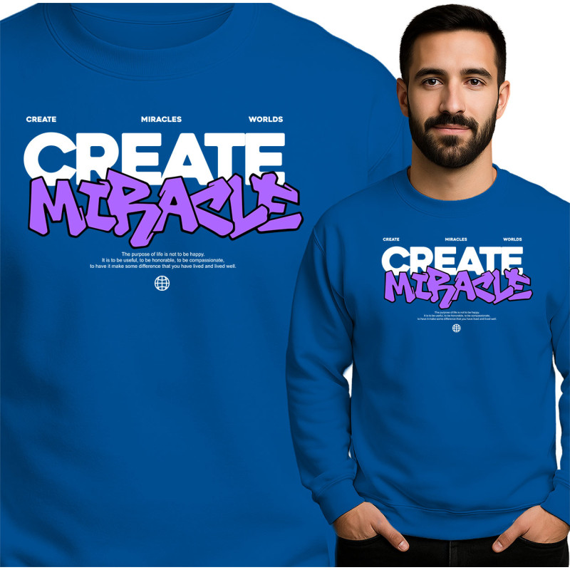 Bluza męska 'Create Miracle'