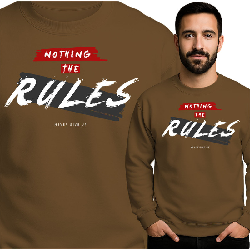Bluza męska 'Nothing The Rules'