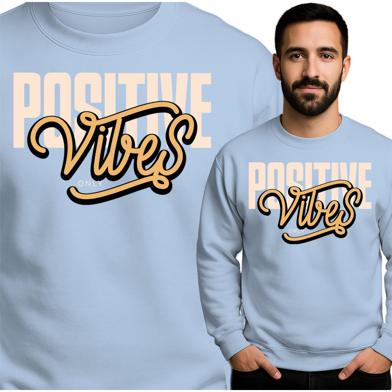 Bluza męska 'Positive Vibes'