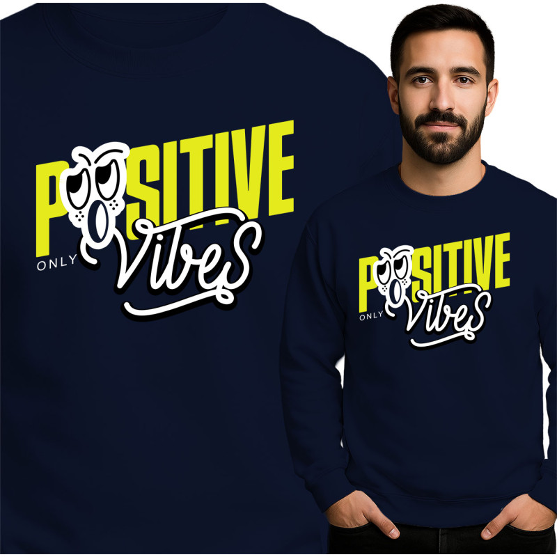 Bluza męska 'Positive Vibes'