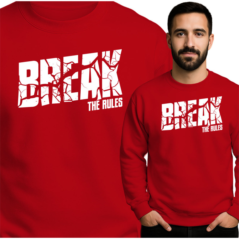 Bluza męska 'Break the Rules '