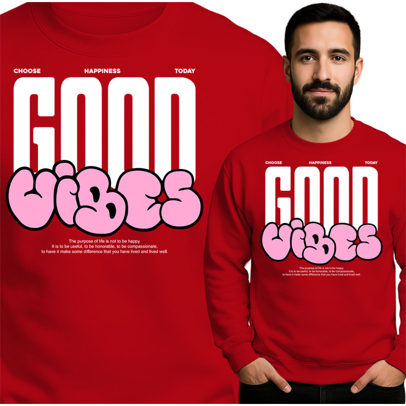 Bluza męska 'Good Vibes'