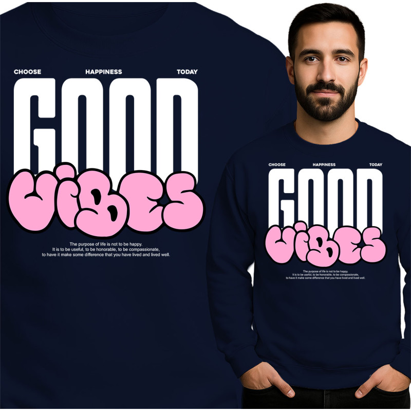 Bluza męska 'Good Vibes'