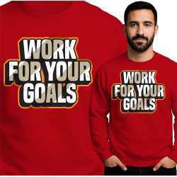 MBluza męska 'Work For Your Goals'