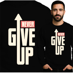 Bluza męska 'Never Give Up'