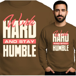 Bluza męska 'Work Hard and...