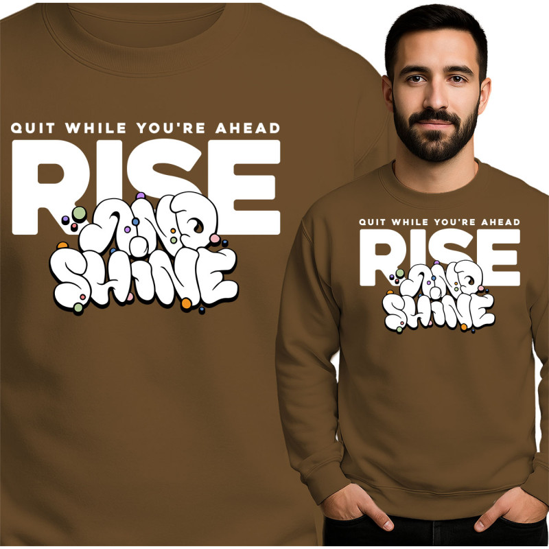 Bluza męska 'Rise and Shine'