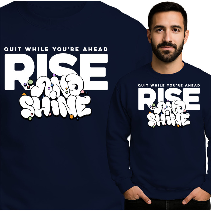 Bluza męska 'Rise and Shine'