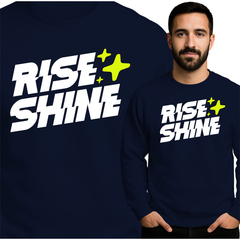 Bluza męska 'Rise and Shine'