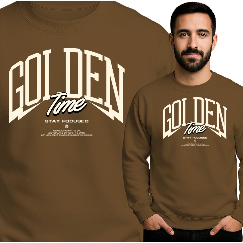 Golden Time Sweatshirt - Stay Focused