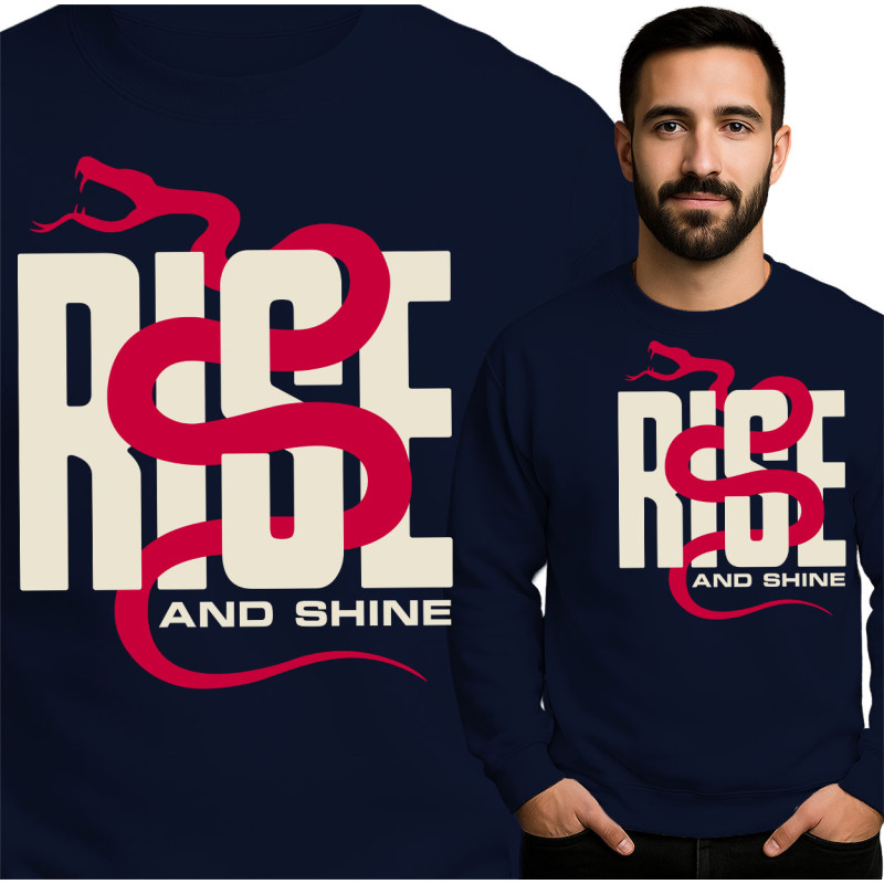 Bluza męska 'Rise and Shine'