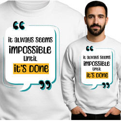 Motiverende Sweatshirt -...