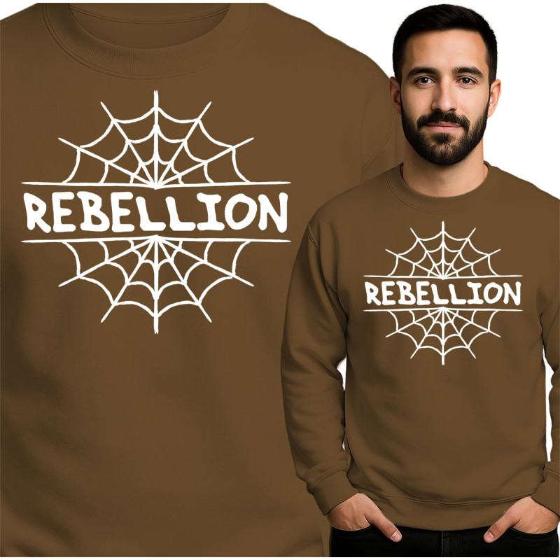 Bluza męska 'Rebellion Spiderweb'