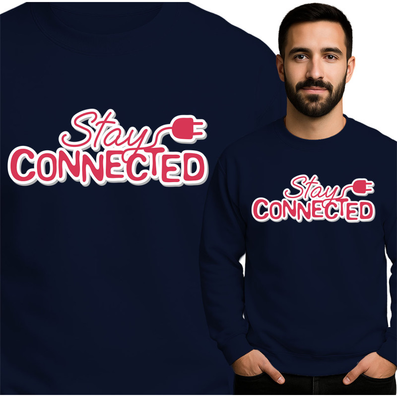 Bluza męska 'Stay Connected'