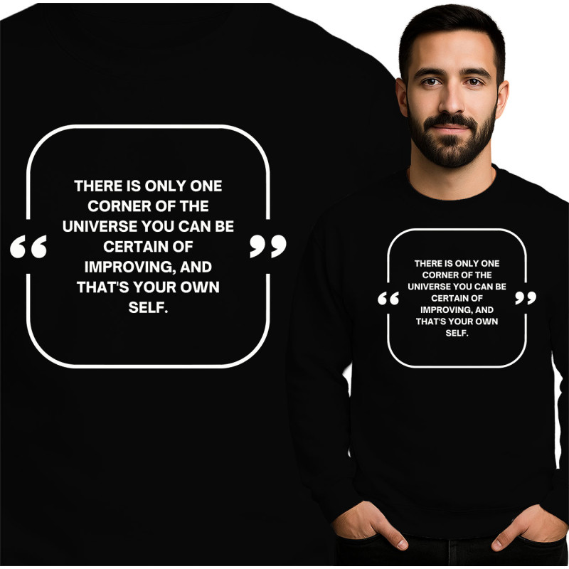 Bluza męska 'It Always Seems Impossible Until It’s Done'