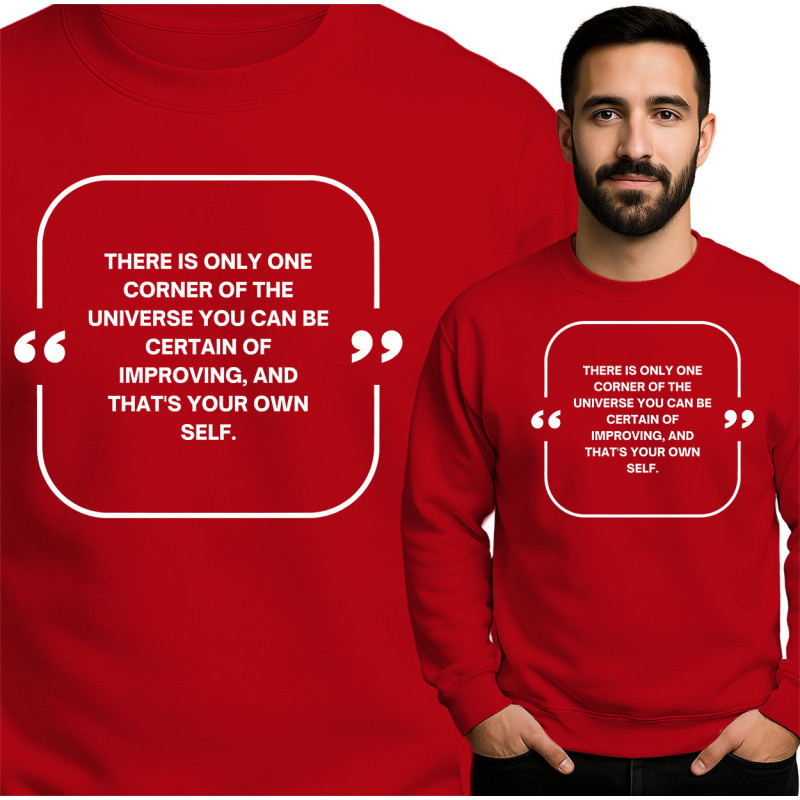 Bluza męska 'It Always Seems Impossible Until It’s Done'